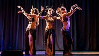 Roksana, Milana & Lidia - temple tribal fusion trio @ Tribal Blossom Show