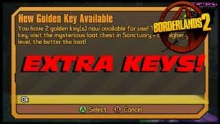 How To Get More Golden Keys This Weekend! Shift Code Tweet Schedule From Gearbox! (1080p)