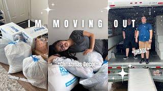 MOVING OUT VLOG | packing, moving, organizing, deep cleaning, AND MORE
