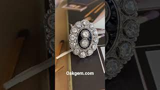 Oakgem.com #artdecojewelry #jewelry #palmbeach #vintagejewelry #estatejewelry #oakgem #gemstone