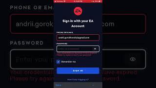 How to login to FIFA22 Companion app on iPhone?