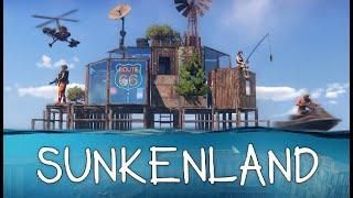 Sunkenland #19 !!РАЗЫГРЫВАЮ ИГРУ!!  ОСТРОВ НА ВОДЕ. ЗАДАЧА ОТВОЕВАТЬ САМЫЙ СЛОЖНЫЙ ОСТРОВ