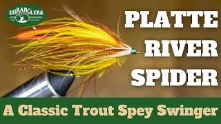 Platte River Spider - Classic Trout Spey Fly - Duranglers Fly Tying