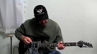 How to play guitar with one finger, nitrokyosho playing.AVI