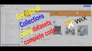 Wix dataset api | #wix collections data | custom database data get | #api  | wix website tutorial