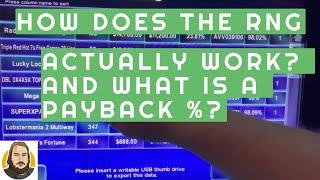 Slot Machine RNG and Payback % - How it actually works from a Slot Tech!