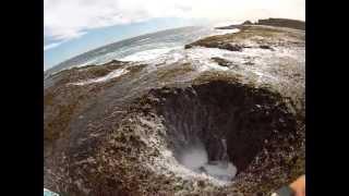 Man inside a blow hole. part 2