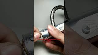 DiY padlock from mtb parts#lock #diy #diycrafts #diyprojects #diyideas