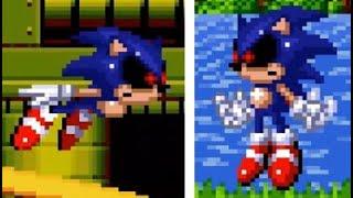 Exetior Sonic in Sonic Mania