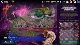 Lazy low investment PVP guide to Nightmare Raid [Epic Seven]