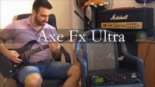 Axe Fx vs Kemper vs Bias vs Real Amp through Real cabinet ( High Gain - Clean )