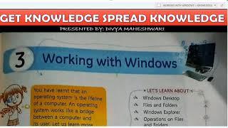 COMPUTER IT MATRIX PART-1 CLASS-4 CH-3 WORKING WITH WINDOWS