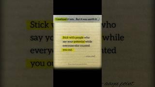Stick with people who say your potential while #motivation #successmind #quotes .