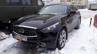 INFINITI QX70S  как снять передние сидения.