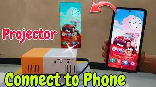 Projector Ko Mobile Phone Se Kaise Connect Kare | projector connect to phone