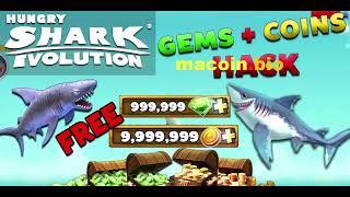 hungry shark evolution hack | get free unlimited gems & coins | hungry shark 2023