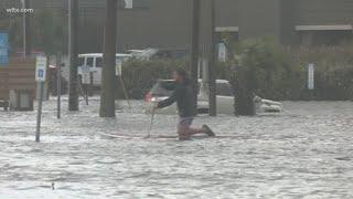 Water rescue in North Carolina, Carolina Beach under water