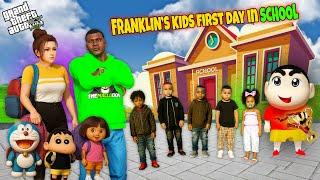 Franklin’s Kids Go to School!  Shinchan Wins Best Student Award – GTA 5 Malayalam