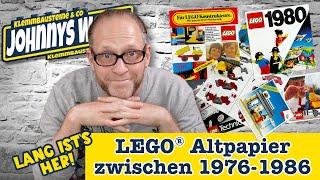 LEGO® Altpapier aus den 70ern und 80ern - Lang ist's her!