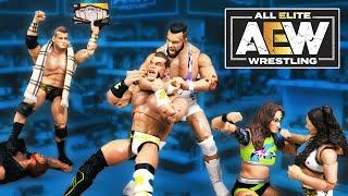 When Wrestlers Brawl in a Toy Store! AEW Action Figure Diorama