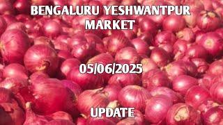 5 June 2025 Bangalore Yeshwantpur market | today APMC market rate | today onion market rate