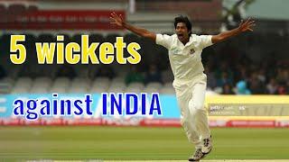 Shahadat Hossain 5 wickets against India