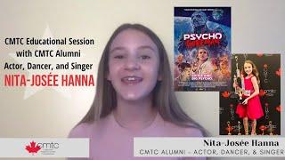 PSYCHO GOREMAN STAR actor CMTC alumni Nita-Josée Hanna | CMTC Educational Session