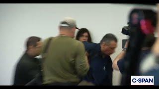 Sen. Alex Padilla Forcibly Removed from New Conference with Reactions