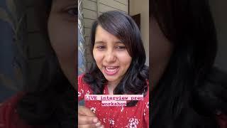 LIVE  interview preparation workshop -  F1 visa | 2021 | Shachi Mall