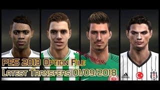 PES 2013 ● Final Option File Latest Transfers 01/09/2018 ● By Minosta4u