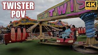 Twister POV (4K 60FPS), Fantasy Island Scrambler with an INSANE Cycle | Non-Copyright