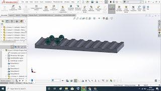 Car motion study in Solidworks (Satisfying video)