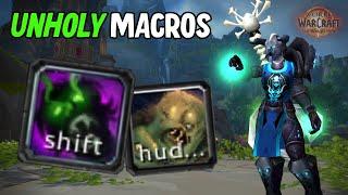 Unholy DK PvP Macros (USE LESS KEYBINDS!!!) - The War Within 11.0