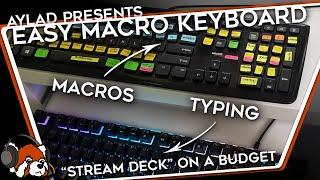 Easy OBS/SLOBS Macro Keyboard - like a Stream Deck on a budget!