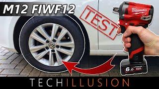 MILWAUKEE M12 FIWF12 Akku Schlagschrauber - Radschrauben Test - Impact Driver Test