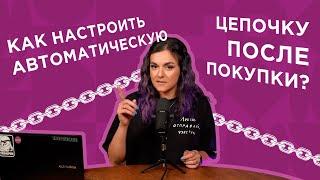 Как настроить автоматическую цепочку писем после покупки?