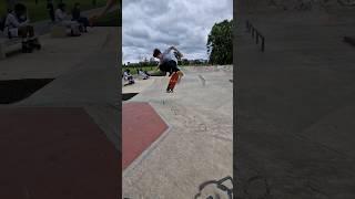 This one hurt...going for new one...double backside flip  #skate #shorts