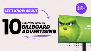 10 Essential tips for Billboard Advertising