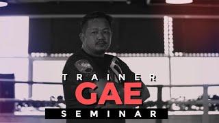 Trainer Gae seminar at the UAE Muaythai and Kickboxing Federation