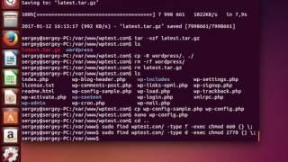 How to install wordpress on Ubuntu server using LAMP stack