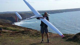 A Top Day, Rosenthal 1/3 ASW28 5M. - RC Slope Soaring - St Agnes Head - Cornwall