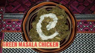 GREEN MASALA CHICKEN - by Seema Jee