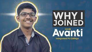 Why Join AVANTI? | Aditya Kalyani | Avanti PU College Student | Hubli