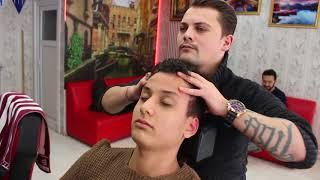 ASMR Turkish Barber Face,Head and Back Massage 82