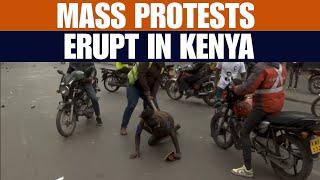 Kenya Protesters Clash With Men Wielding Clubs | News9