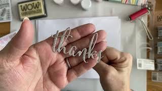  Simple but effective cardmaking with WOW embossing powders