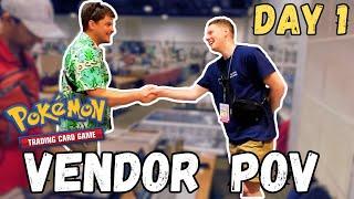 DAY 1 - Pokemon Card Vendor POV - Tidewater Show - Raleigh, NC #pokemon #pokemoncard #pokemoncards