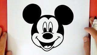 HOW TO DRAW MICKEY MOUSE