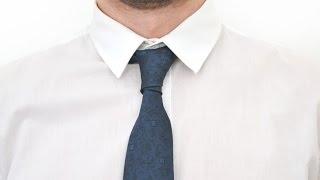 Как завязывать галстук узел Принц Альберт How to tie a tie knot Prince Alber