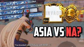 Asia Server Player VS NA CONQUEROR SQUAD!! | PUBG Mobile